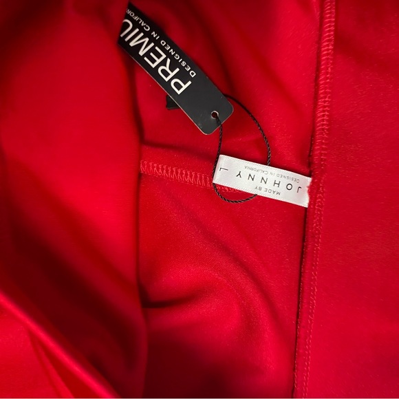 Red skirt made by Johnny nwt size large short mini - Picture 7 of 9